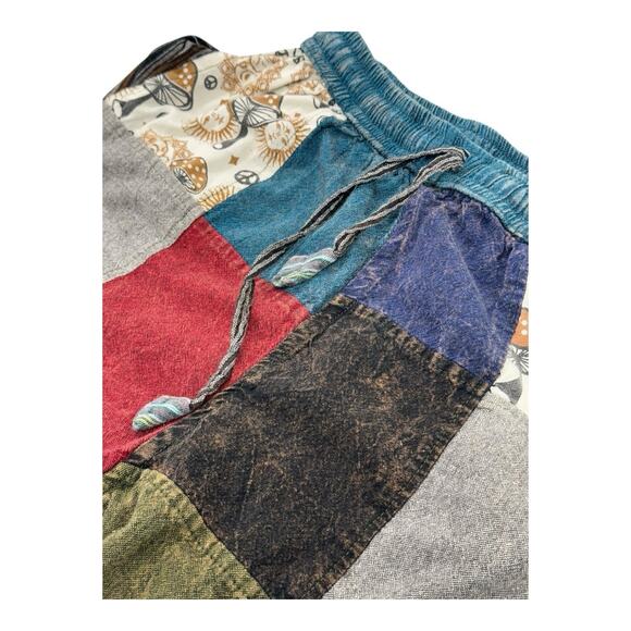 Rising International Patchwork Straight Leg Pants - Multicolor - Picture 2 of 6